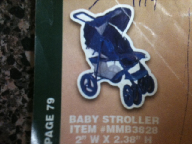 Baby Stroller Thin Stock Magnet
GM-MMB3828