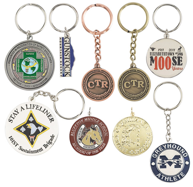 Custom Medal Single & Double-Sided Key Chains