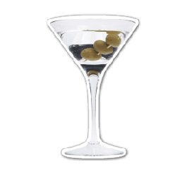 Martini Glass Thin Stock Magnet
GM-MMC30342