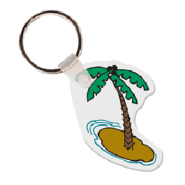 Palm Tree with Island Key Tag GM-KT18367