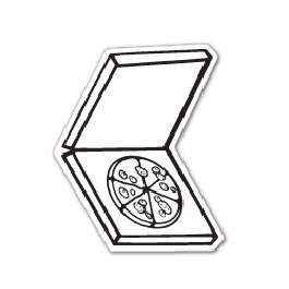 Pizza in a Box Thin Stock Magnet
GM-MMC3061